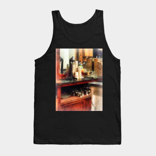 Candy Stores - Ice Cream Parlor Tank Top by SusanSavad